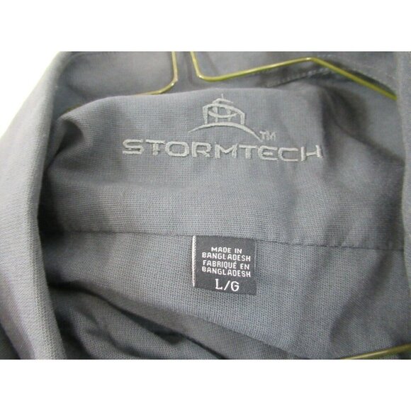 Stormtech Shirt Button Down Long Sleeve Large Cinder Grey New NWT Casual Mens - Picture 11 of 12